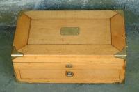 Antique Birdseye Maple Silver Storage Chest