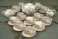 Antique 19th century Satsuma tea set