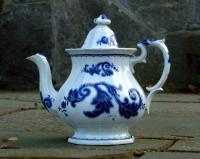 Antique Staffordshire pottery teapot Francis Morley c1845
