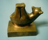 Heinz Warneke Bronze Tumbling Bear Sculpture