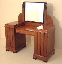 Ebonized French Art Deco vanity c1920