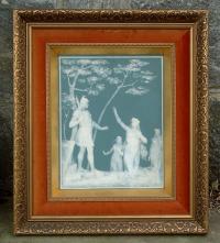 Villeroy Boch Mettlack antique porcelain plaque