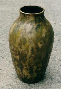 Antique French Art Pottery porcelain vase