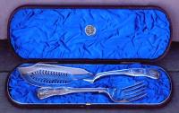 Antique Sterling Silver Fish Fork and Server
