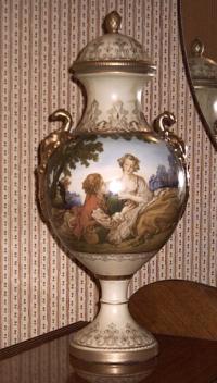 Francois Boucher Porcelain Urn