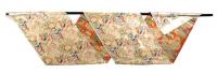 Vintage Japanese obisash silk brocade panel