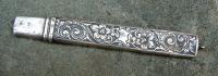 Antique Victorian Sterling Silver Pin Holder