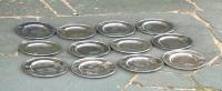 Antique Chinese Fine Silver Plates set of 12