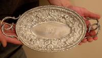 S Kirk and Son sterling silver tray