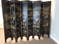 Antique Chinese coromandel room divider screen c1850