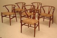Hans Wegner modern dining Y chairs Ch 24