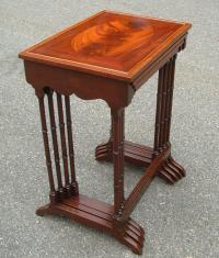 Schmeig and Kotzian mahogany stacking tables