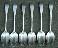 William Walker Philadelphia PA silver spoons c1793