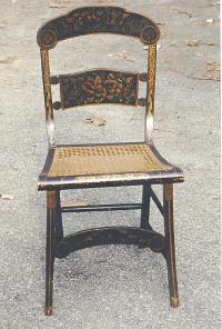American Hitchcock chair with button back