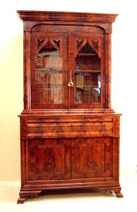 J J Meeks American Empire Secretary Desk NY c 1836