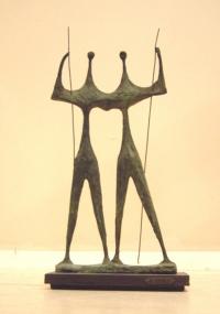 Bruno Giorgi Brazilian sculptor bronze figure sculpture