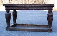 Antique Elizabethan oak dining draw table c1600