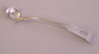 American Coin Silver W M W White sugar spoon c1835