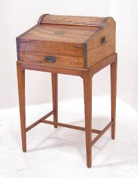 Antique camphorwood Captains desk c1820 to 1840