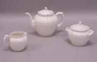 Haviland and Co Limoges white porcelain tea set c1876 1889