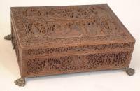 Sandalwood Southern India jewel box from Mysore c1855