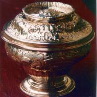John Wirgman London Silver covered sugar bowl c 1749 1750