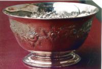 Thomas Whipham and Charles Wrig london silver waste bowl c1760