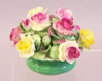 Staffordshire bone china flower pot c1920