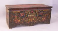 Early Chinese bench with original painted surface 1750 to 1800