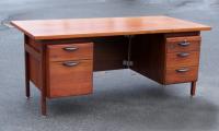 Jens Risom Modern movement office flat top desk c1960