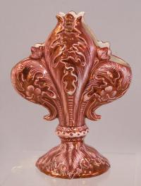 French Faience Fleur De Lis vase