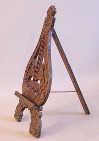 Anglo India Carved wood easel c1880
