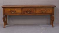 French country three drawer fruitwood sideboard c1780