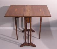 English diminutive drop leaf table c1885