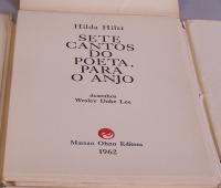 Hilda Hilst Sete Cantos Do Poeta Para O Anjo 1962