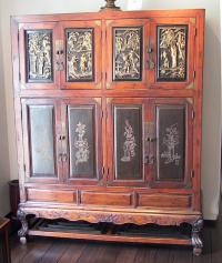 18th C Chinese temple linen chest