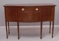 Vintage spade foot Federal inlaid sideboard c1950