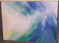 Surfs Energy George Lewis acrylic on canvas