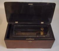 Antique Victorian cylinder music box