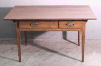 Period American Hepplewhite country pine kitchen work table c1810