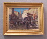Minaret and Market by Italian artist Sergio Cirno Bissi