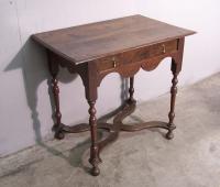 English William and Mary oak Lowboy c1800