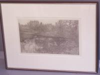 Richard Claude Ziemann etching Wetland 1997