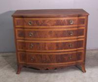 English bowfront Callingham and Lloyd chest c1930