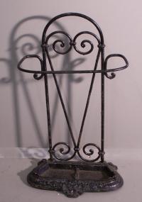 Victorian cast iron umbrella cane stand c1865