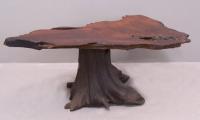 California redwood coffee table c1960