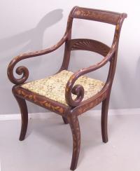 Centennial Dutch inlaid arm chair