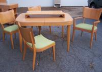Haywood Wakefield maple table and chairs