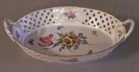 Meissen porcelain open work dish