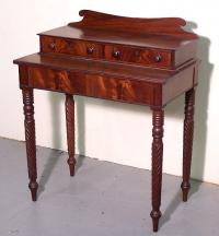 American Sheraton mahogany vanity